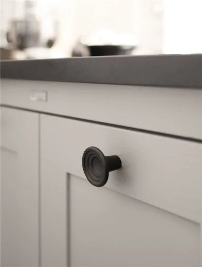Fleur - Matt Black Knob | Cast Iron Design | Aspin Collins