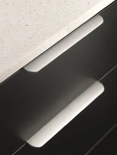 Edge Round - Inox Look Handle | Rounded Edge Pull | Aspin Collins