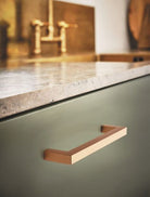 Square 10 - Slim Square Bar Handle | Aluminium | Aspin Collins