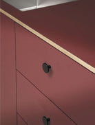 Plato - Solberg Tapered Round Knob | Anthracite, Brass, Black, Inox & White | Aspin Collins