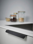 Accent Brushed Matt Black Handle | Edge Profile Pull | Aspin Collins