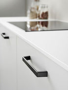 Seam - Squared Bar Working Handle | Black, Chrome, Inox | Aspin Collins