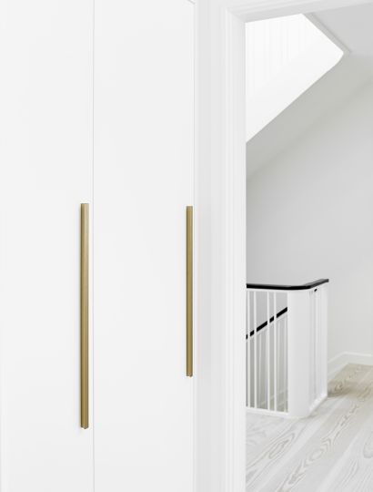 Elan - Slim Full-Height Handle & Knob | Brass, Black or Inox | Aspin Collins