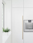 Elan - Slim Full-Height Handle & Knob | Brass, Black or Inox | Aspin Collins