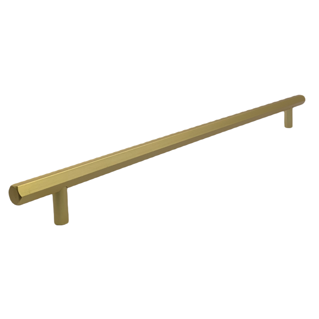 T Bar Handle - Hex Style Black/Gold - Aspin Collins