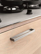 Cubico - Square Profile Bar Handle | Bright Chrome or Inox Look | Aspin Collins