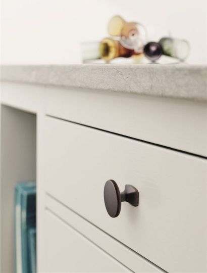 Classic - Curved Arch Handle & Knob | Brown, Copper, Grey or Inox | Aspin Collins
