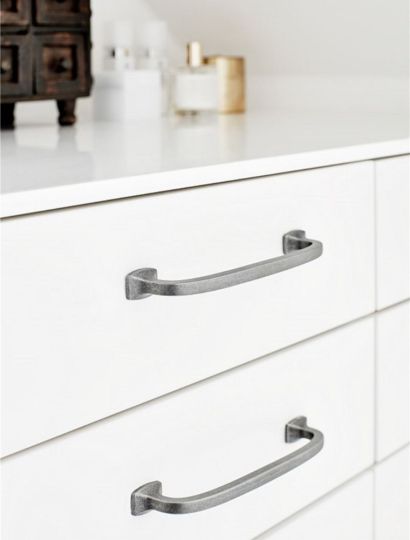 Classic - Curved Arch Handle & Knob | Brown, Copper, Grey or Inox | Aspin Collins