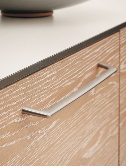 Vista Handle - Angled Bar Design | Bright Chrome or Inox | Aspin Collins