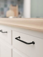 U-Turn Matt Black Handle | Slender Oval Profile | Aspin Collins