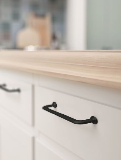 U-Turn Matt Black Handle | Slender Oval Profile | Aspin Collins