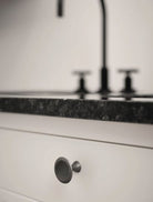 Bell - Concave Round Knob | Brown, Grey, Inox or Black | Aspin Collins