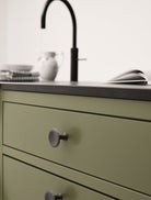 Bell - Concave Round Knob | Brown, Grey, Inox or Black | Aspin Collins