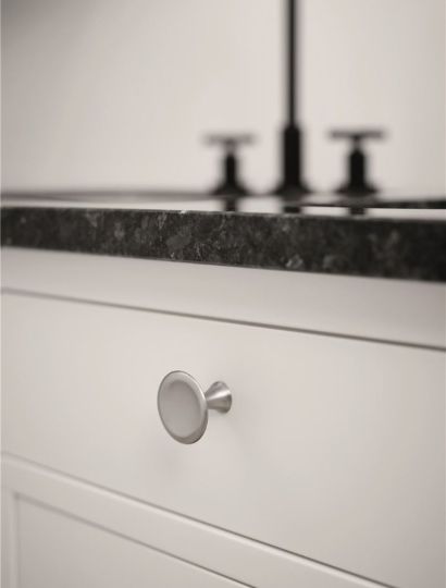 Bell - Concave Round Knob | Brown, Grey, Inox or Black | Aspin Collins