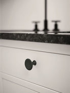 Bell - Concave Round Knob | Brown, Grey, Inox or Black | Aspin Collins