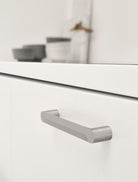 Metro - Perforated Texture Bar Handle | Brushed Anthracite or Inox Look | Aspin Collins 