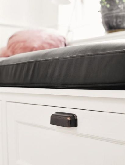 Port Cup - Modern Rectangular Cup Pull | Brown, Grey, Inox Look | Aspin Collins