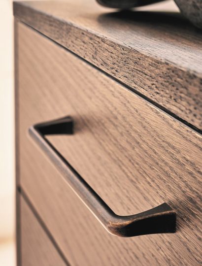 Concave - Danish Vintage Style Handle | Brown, Grey, Inox or Black | Aspin Collins