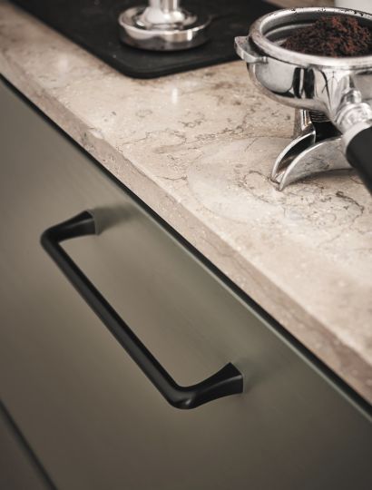 Concave - Danish Vintage Style Handle | Brown, Grey, Inox or Black | Aspin Collins