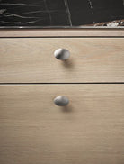 Dome - Egg Shaped Sculptural Knob | Brass, Inox or Black | Aspin Collins