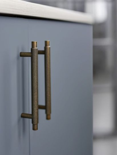 Manor 2 - Knurled Diamond Handle & T-Knob | Brass, Gold, Inox or Black | Aspin Collins