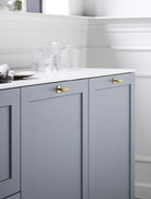 Manor 2 - Knurled Diamond Handle & T-Knob | Brass, Gold, Inox or Black | Aspin Collins 