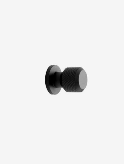 Manor - Knurled T-Bar Handle with Backplate & Round Knob | Aspin Collins 