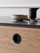 Tub - Straight or Round Inset Pull | Inox Look or Matt Black | Aspin Collins