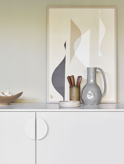 Horizon - Half Moon Pull Handle | Matt Black or Matt White | Aspin Collins