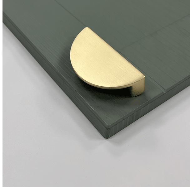 Lined/Smooth Crescent Pull Handle | Oxfordshire | Luxury | Aspin Collins