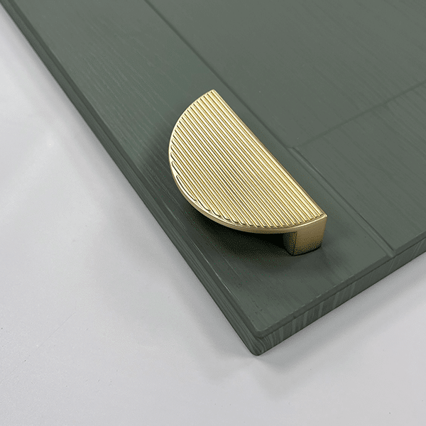 Lined/Smooth Crescent Pull Handle | Oxfordshire | Luxury | Aspin Collins