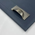 Lined Cup Handle | Sicily | Classic Cabinet Handle in Antique Brass, Anthracite & Gold | Aspin Collins