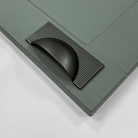 Lined Cup Handle | Sicily | Classic Cabinet Handle in Antique Brass, Anthracite & Gold | Aspin Collins