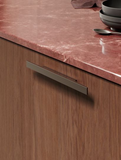 Facet - Prisma Angled Bar Handle | Matt Black, Brass & Bronze | Aspin Collins
