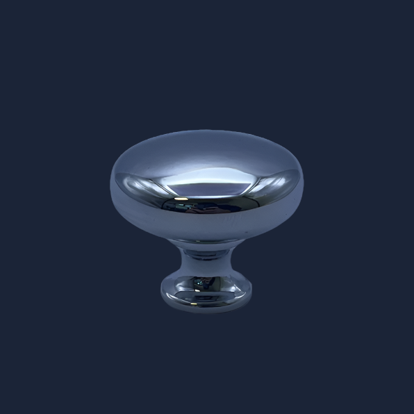 Knob Handle – Marlborough | Smooth Chrome Cabinet Knob | Aspin Collins