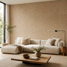 Fenris - Diagonal Oak Square Slat Wall Panels | Grey Felt Backing (Set of 6) | Aspin Collins