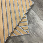 Kirra - Oak Mix Square Slat Wall Panels | Grey Felt Backing (Set of 6) | Aspin Collins