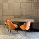 Briksdal - Square Acoustic Slat Wall Panels (Set of 4) | Aspin Collins