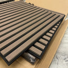 Briksdal - Square Acoustic Slat Wall Panels (Set of 4) | Aspin Collins