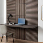 Briksdal - Square Acoustic Slat Wall Panels (Set of 4) | Aspin Collins