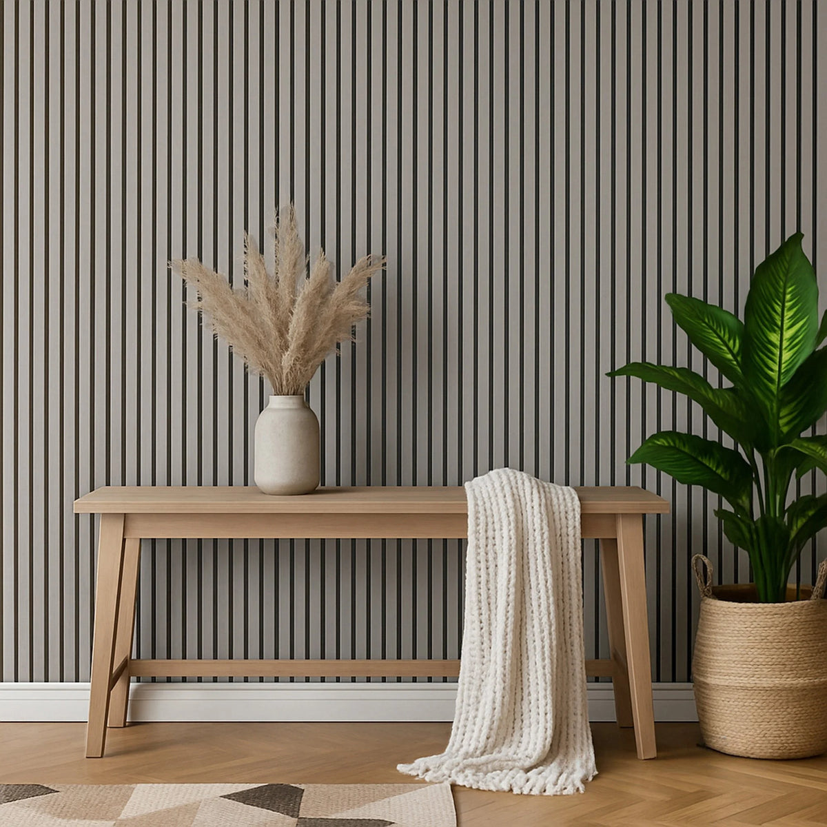 Hjelm - Front-Facing Acoustic Slat Wall Panels (Set Of 2) | Apsin Collins