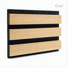 Askeholm - Three-Sided Acoustic Wood Veneer Wall Panels (Set Of 2) | Aspin Collins