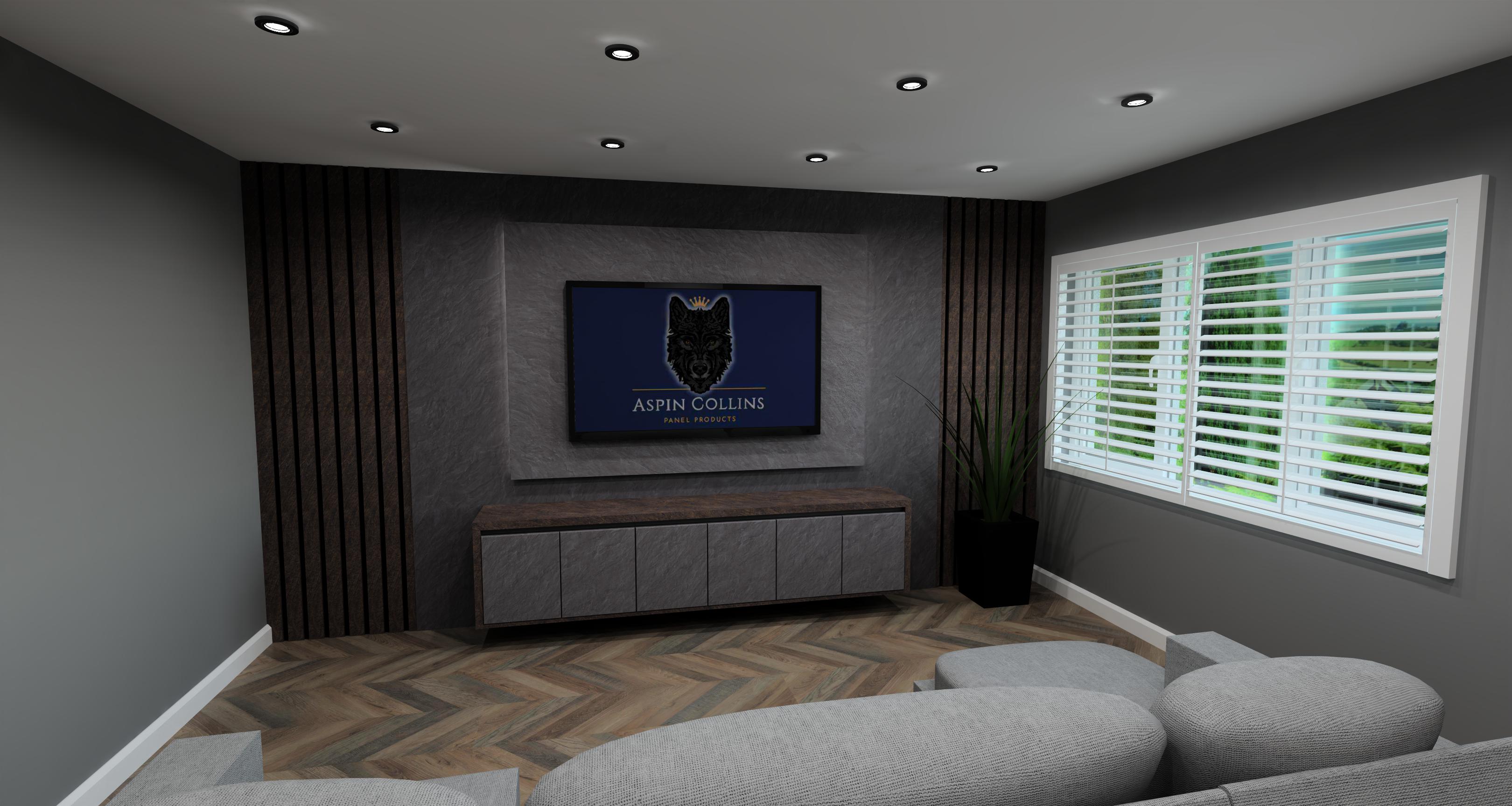 Media Wall - Urban Elegance Series - Aspin Collins