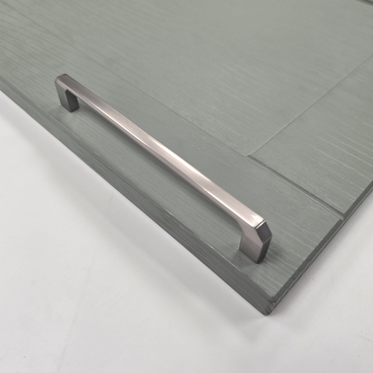Kinloch D-Shape Cabinet Handle | Brushed Nickel | Aspin Collins