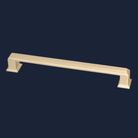 Kitchen Handle Square - Millbrook Square Handle - Black/Brushed Brass/Brushed Nickel - Aspin Collins