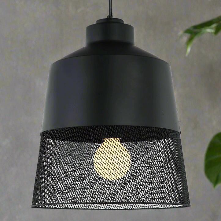 Pendant Light Vintage Black Mesh - Calabria - Aspin Collins