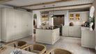 Taupe | Wide Frame Solid Wood Shaker Kitchen Door | Aspin Collins