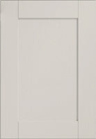 Wide Frame Solid Wood Shaker Drawer Fronts | Taupe | Aspin Collins