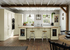 Porcelain | Wide Frame Solid Wood Shaker Kitchen Door | Aspin Collins