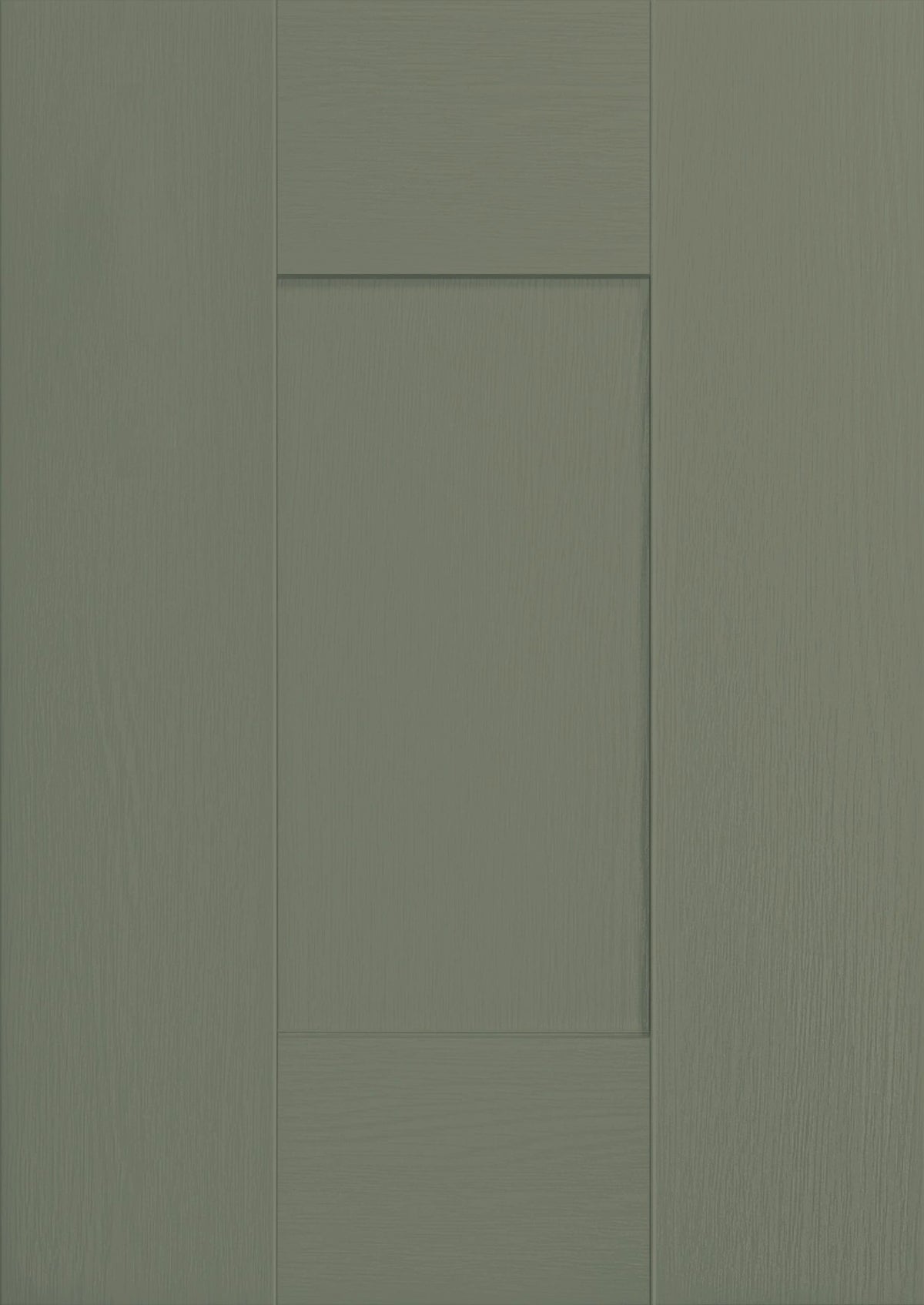 Woodgrain Shaker Drawer Fronts | Reed Green | Aspin Collins